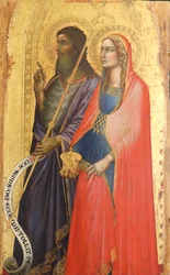 Heiliger Johannes der Täufer und heilige Magdalena